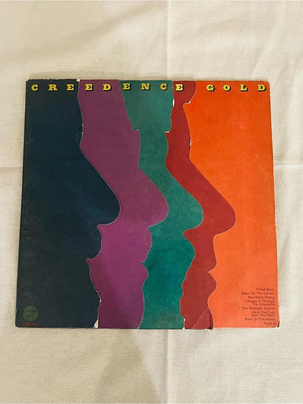 Vintage Original CCR Creedence Gold Vinyl Record